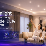 iDL14 den led downlight am tran chieu diem philips inside idl14 cri90 ip44 6w 8w 10w 12w 20w chieu s