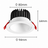 iDL15A den led downlight am tran chieu diem philips inside idl15a cri90 ip44 8w 10w 12w 14w 20w (7)
