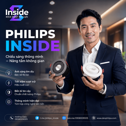 iDL1 den led downlight am tran chieu diem philips inside idl1 cri90 ip44 6w 8w 10w 12w.png