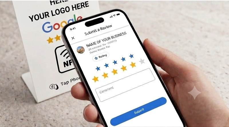 La page d'avis Google s'ouvre instantanément