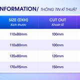 iDL9 den led downlight am tran chieu diem philips inside idl9 cri90 ip44 12w 14w 20w 30w thong so