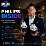 iDL10 den led downlight am tran chieu diem philips inside idl10 cri90 ip44 xoay goc 360 do 8w 10w 12
