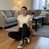 In the living room