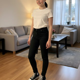 In the living room