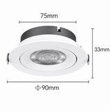 iDL17 den led downlight am tran chieu diem philips inside idl17 cri90 ip44 6w 8w 10w 20w (5)