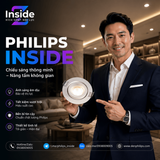 iDL17 den led downlight am tran chieu diem philips inside idl17 cri90 ip44 6w 8w 10w 20w