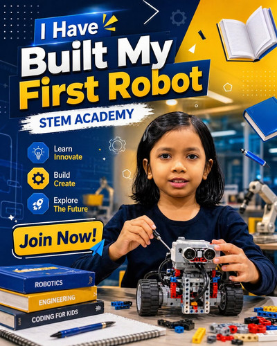 “I built my first robot!” 🤖✨Give your child the power to learn, create, and innovate with STEM.1