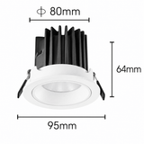 iDL19 den led downlight am tran chieu diem philips inside idl15 cri90 ip44 8w 10w 12w 14w 21w (5)