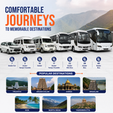 Travel with family friends or colleagues in our clean and spacious mini buses.