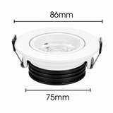 iDL20 den led downlight am tran chieu diem philips inside idl20 cri90 ip44 6w 8w (4)