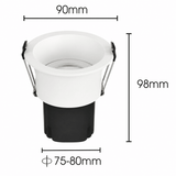 iDL21 den led downlight am tran chieu diem philips inside idl21 cri90 ip44 8w 10w 12w 14w 21w (5)