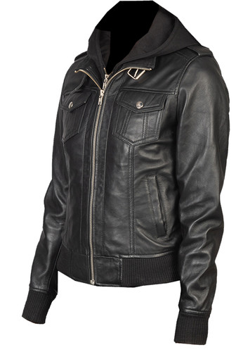 Women's+Roslyn+Black+Hooded+Leather+Bomber+Jacket+Side+Pose 3 1652251379564.jpg