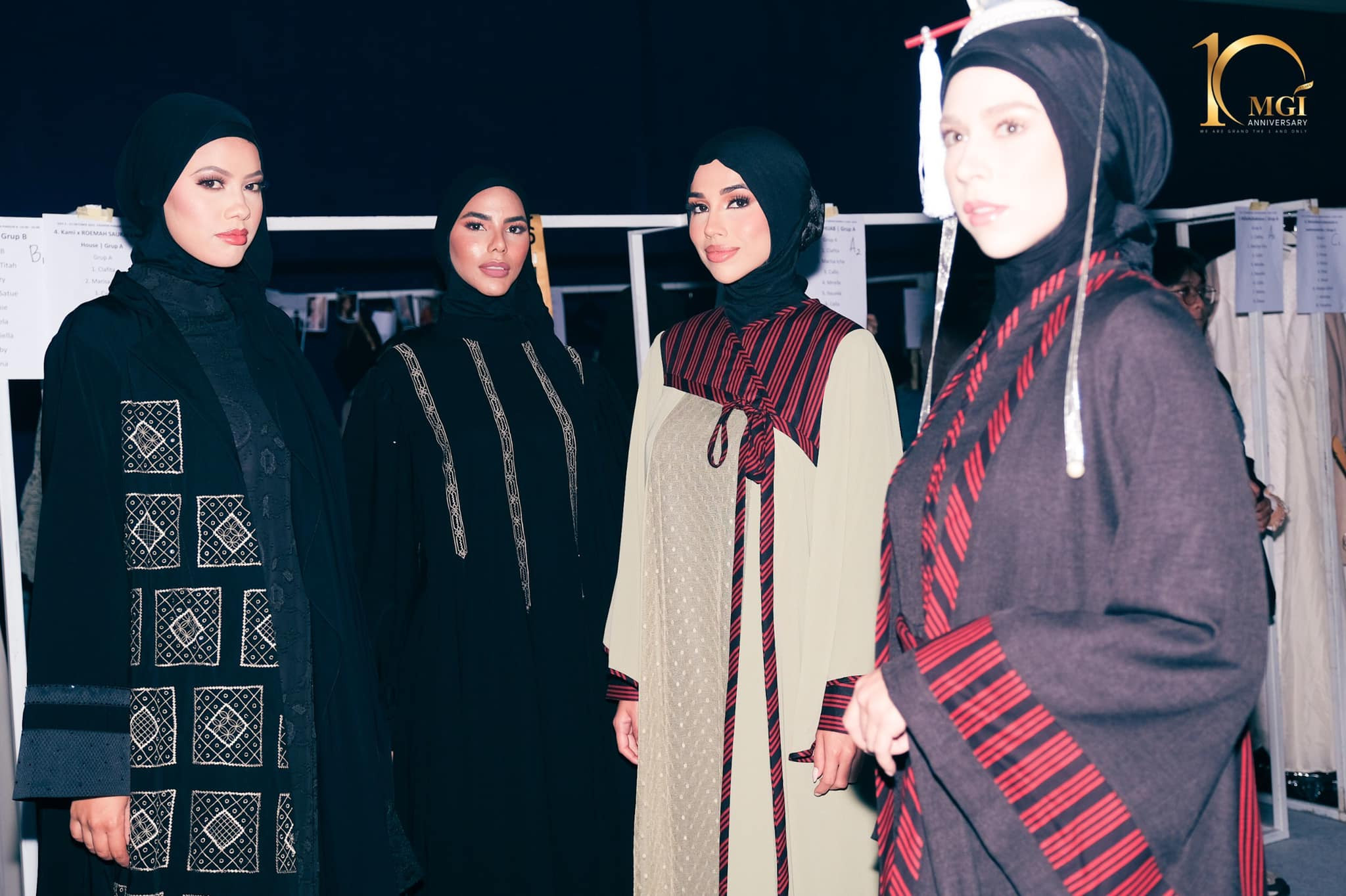 candidatas a miss grand international 2022 durante muslim fashion week. DHwgj4