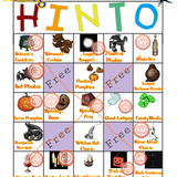 HINTO BINGO Card with stamps
