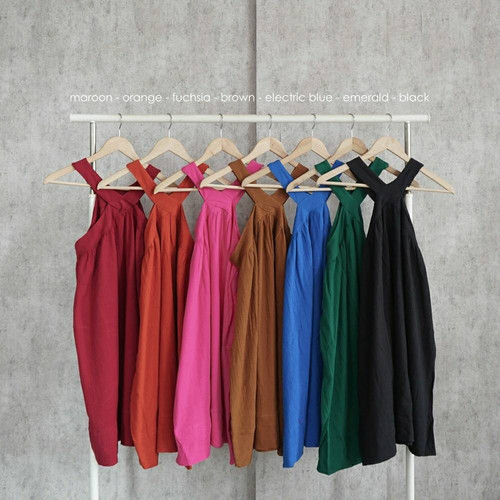(Mini Dress) Premium Moen Shoulder Dress IDR 96,000 (3)