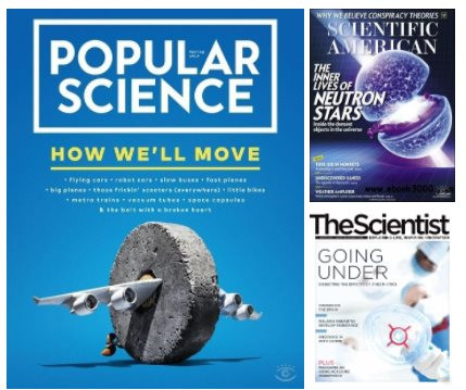 Popular Science USA - February/March 2019 / Scientific American - March 2019 / The Scientist - March 2019