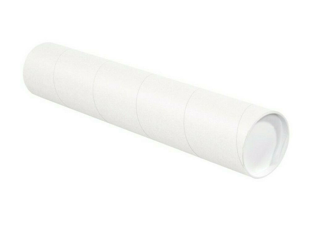 Tubeequeen Mailing Tubes with Caps, 3 inch x 24 inch Usable Length (24 Piece Pack)
