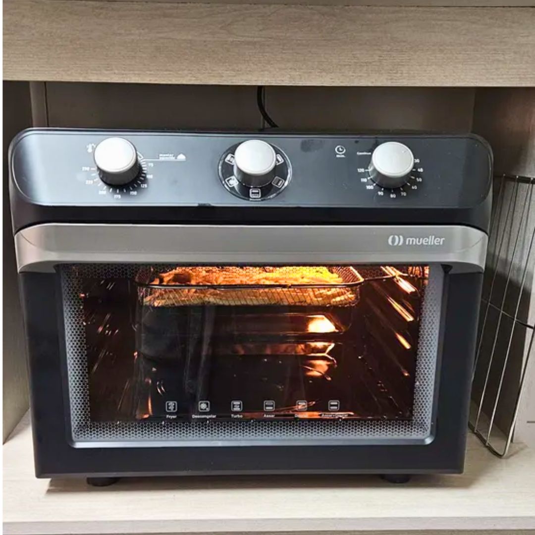 Air Forno Elétrico e fritadeira Mueller 35 Litros Preto com função Fryer MFB35G Air Forno Elétrico e fritadeira Mueller 35 Litros Preto com função Fryer MFB35G