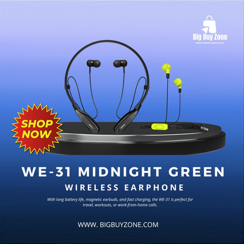 WE-31 Midnight Green Wireless Earphone.jpg