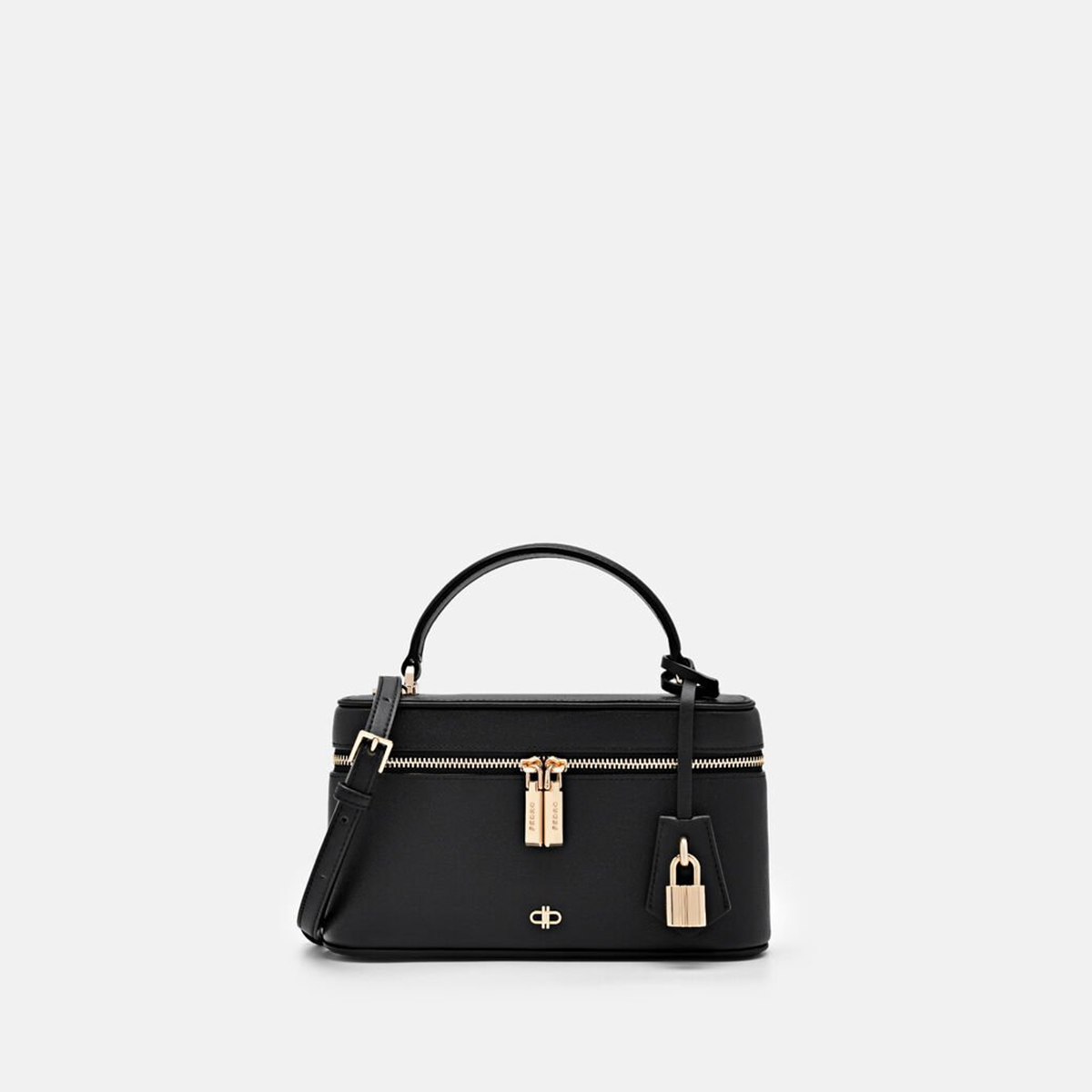 Túi đeo vai dạng hộp Ari Leather - Màu Đen