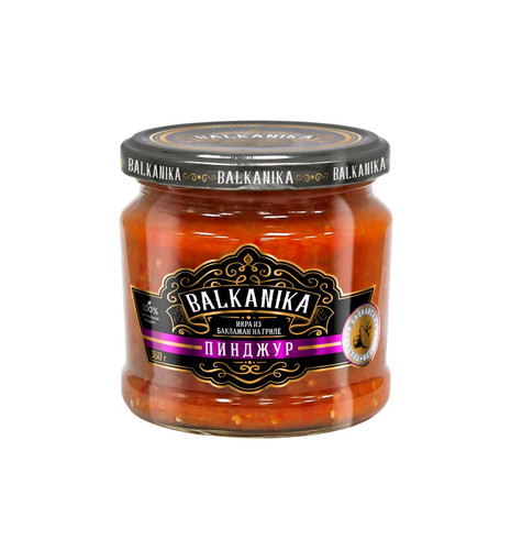 4607036207456 ИКРА ИЗ БАКЛАЖАНОВ BALKANIKA ПИНДЖУР НА ГРИЛЕ 360 Г СТ.БАН..jpg