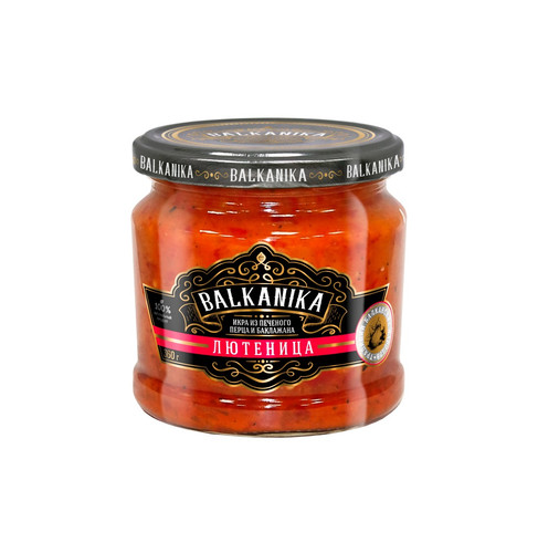 4607036207463 ИКРА ИЗ ПЕЧЕНЫХ ПЕРЦЕВ И БАКЛАЖАНОВ ЛЮТЕНИЦА BALKANIKA 360 Г СТ.БАН..jpg