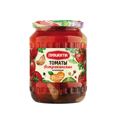 4607036205834 ТОМАТЫ АСТРАХАНСКИЕ МАРИНОВАННЫЕ ПИКАНТА 670 Г СТ.БАН..png