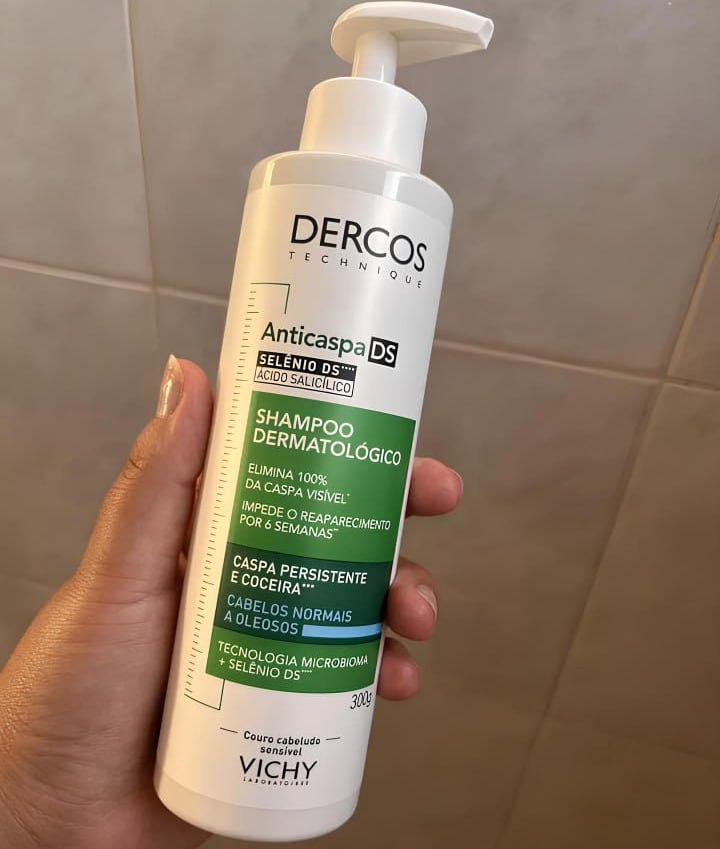 Shampoo Anticaspa Cabelos Secos 300g Dercos DS Vichy