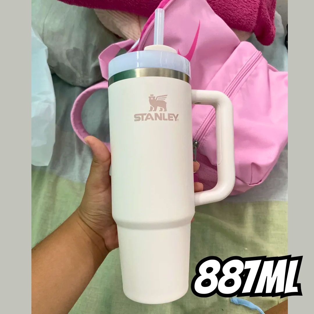 Copo Térmico Quencher Quartzo Rosa Stanley | 887ML