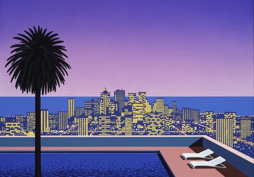 Hiroshi Nagai Downtown Sunset Poolside (2009) t3 1lg5hrh.jpg
