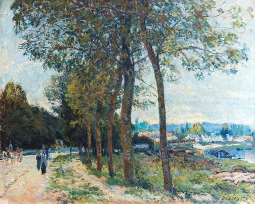 The Seine at Marly, Oil on Canvas, Alfred Sisley, 1876 t3 1lo4emn.jpg