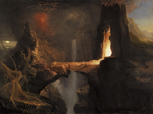 Thomas Cole, Expulsion Moon and Firelight, c. 1828 t3 1lnin4l.jpg