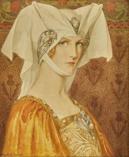 Élisabeth Sonrel (1874 1953) Young Lady in Orange (Jeune femme en orange) t3 1lggry0.jpg