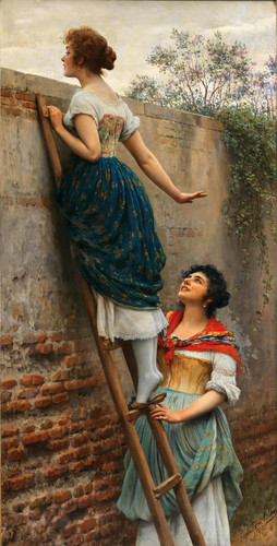 Eugen von Blaas The Curious (1897) t3 1l3bn87.jpg