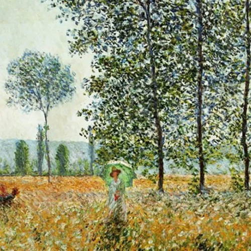 Fields in Spring, Oil on Canvas, Claude Monet, 1887 t3 1l8p2zk.jpg