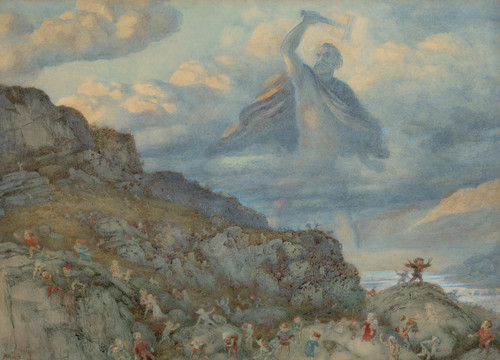 Richard Doyle Thor chasing the Dwarves (1878) t3 1lqb9iv.jpg