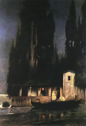Departure from an Island at Night, Oil on Canvas, Henryk Siemiradzki, 1890 t3 1lmkru7.jpg