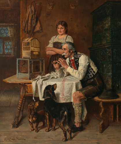 “A House Concert” by Adolf Eberle (1843 1914) [3546 x 4235] t3 1llxr8j.jpg