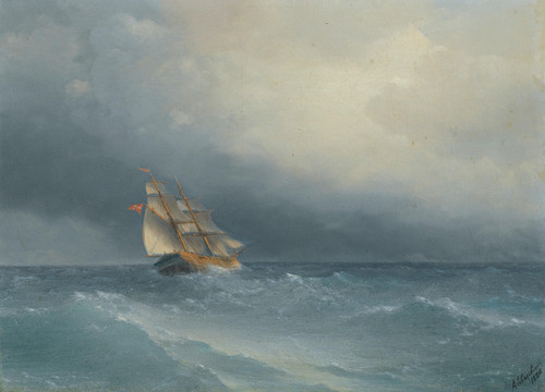 Ivan Konstantinovich Aivazovsky The Lifting Storm (1817 1900) [4000 x 2881] t3 1l716zd.jpg