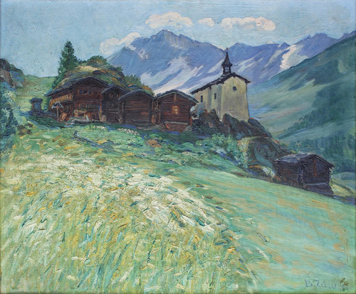 Bertha Zuricher View of Eisten, Blatten in the Lötschental (1925) t3 1lb76eg.jpg