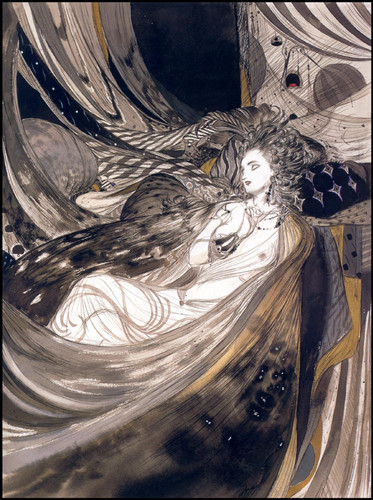 Yoshitaka Amano (b.1952 ) Sleeping Girl t3 1ll3e1c.jpg