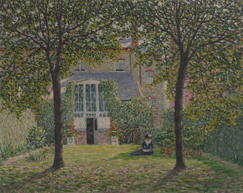 Wynford Dewhurst (1864 1941) The Back Garden t3 1l50i4j.jpg