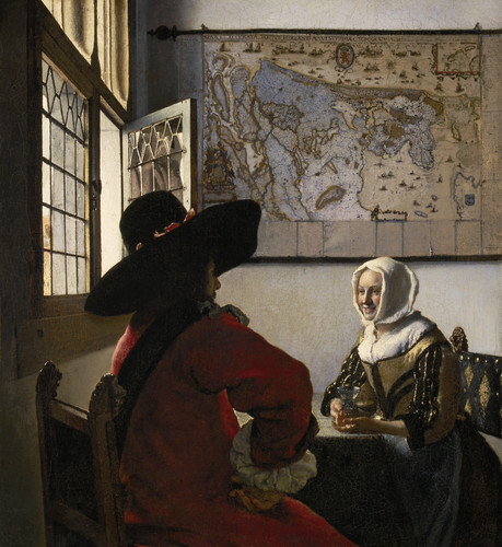 Johannes Vermeer Officer and Laughing Girl (1657) t3 1lps6uc.jpg