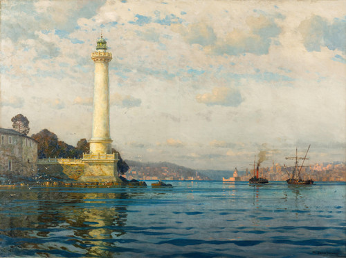 Michael Zeno Diemer The Ahırkapı Lighthouse (1867 1939) [5573 x 4169] t3 1lgy1fs.jpg