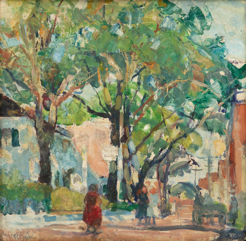 Nancy Maybin Ferguson (1872 1967) A Quaint Street t3 1l5hfqs.jpg