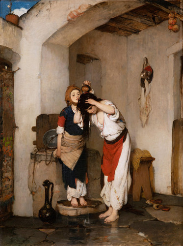 Nikiforos Lytras Jeune fille à la toilette (1832 1904) [2151 x 2880] t3 1ljf39h.jpg