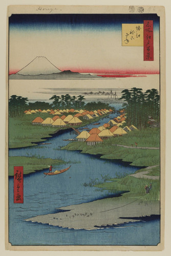 Utagawa Hiroshige Horie and Nekozane, No. 96 from One Hundred Famous Views of Edo (1856) t3 1lb8r0v.jpg