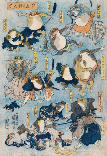 Utagawa Kuniyoshi (1798 1861) “Famous Heroes of the Kabuki Stage Played by Frogs” t3 1lajim3.jpg