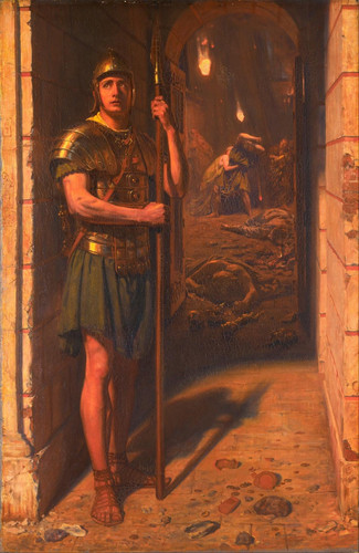 Edward John Poynter Faithful Unto Death (1865) t3 1lbhx0a.jpg