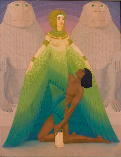 Edward Okuń – Goddess Hathor, 1916 t3 1lep7mi.jpg